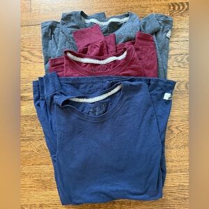 Russell Athletic Men's Dri-Power Long Sleeve Tees - Bundle of 3